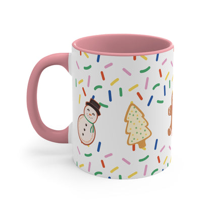 Cookie Themed Holiday Mug | Christmas Coffee Cup Hot Chocolate & Tea Mug Festive Gift for everyone | Daily Drinkware