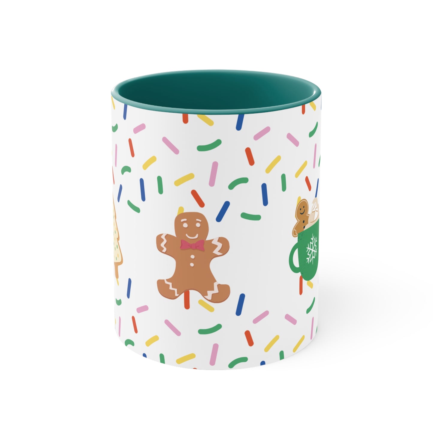 Cookie Themed Holiday Mug | Christmas Coffee Cup Hot Chocolate & Tea Mug Festive Gift for everyone | Daily Drinkware