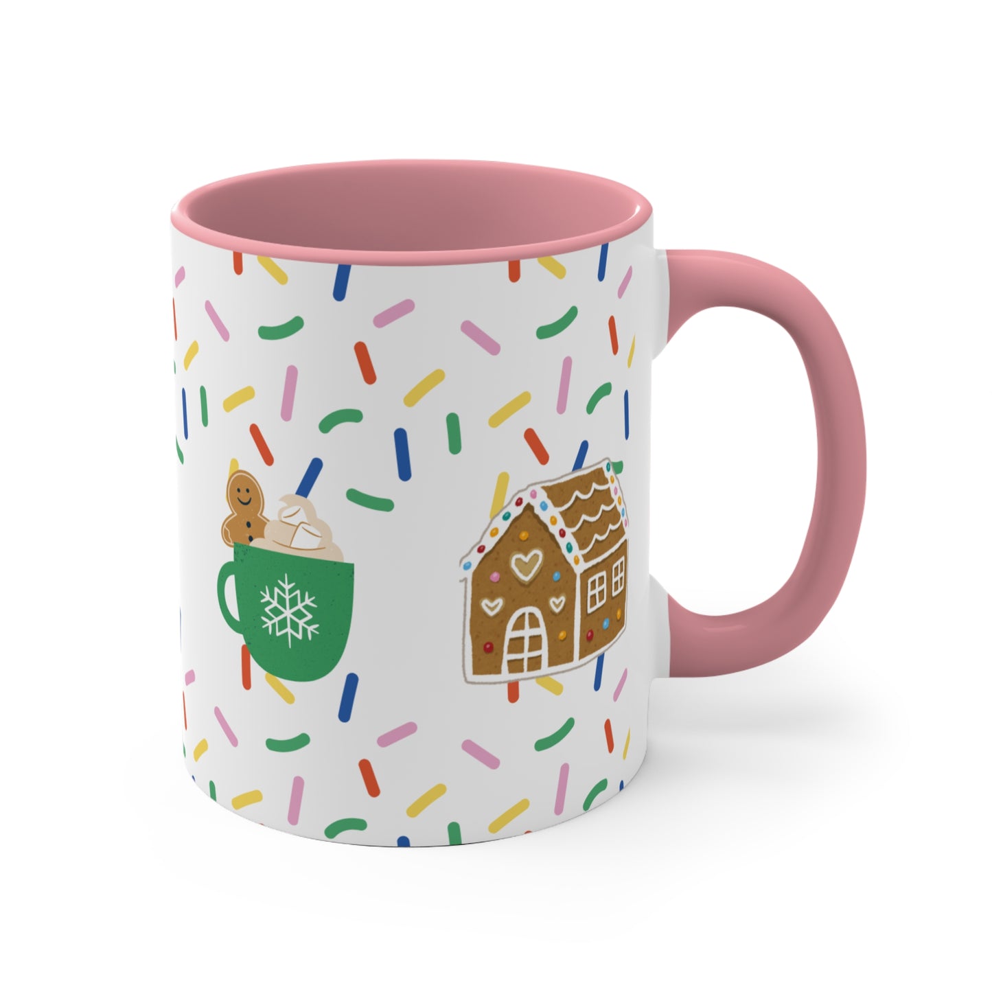 Cookie Themed Holiday Mug | Christmas Coffee Cup Hot Chocolate & Tea Mug Festive Gift for everyone | Daily Drinkware