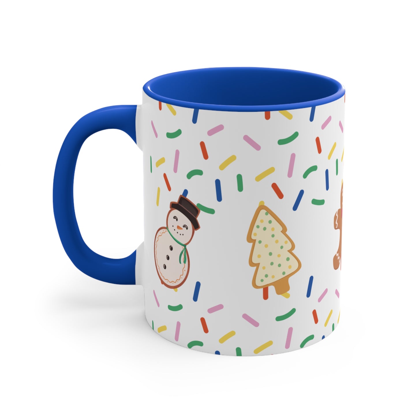 Cookie Themed Holiday Mug | Christmas Coffee Cup Hot Chocolate & Tea Mug Festive Gift for everyone | Daily Drinkware