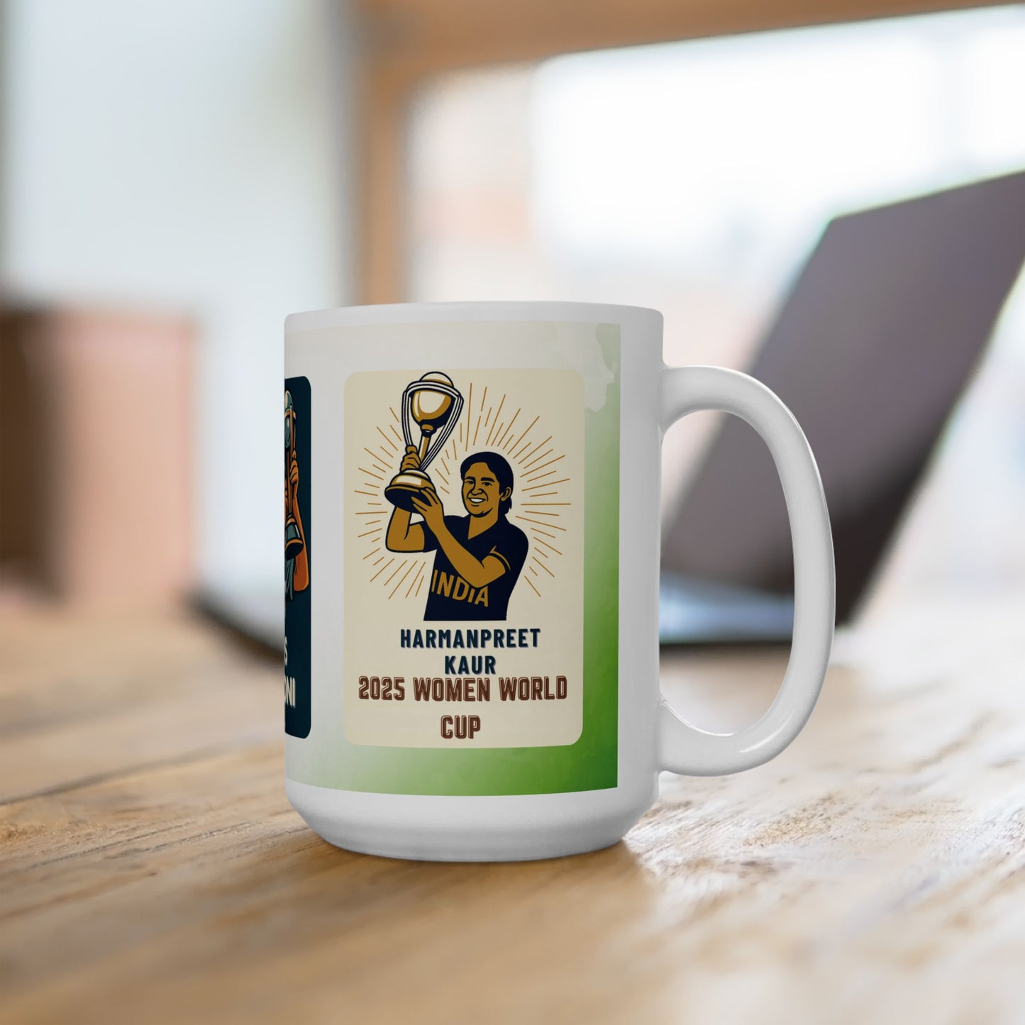 Indian Cricket World Cup Trophy Mug | Historic Wins Ceramic Mug
