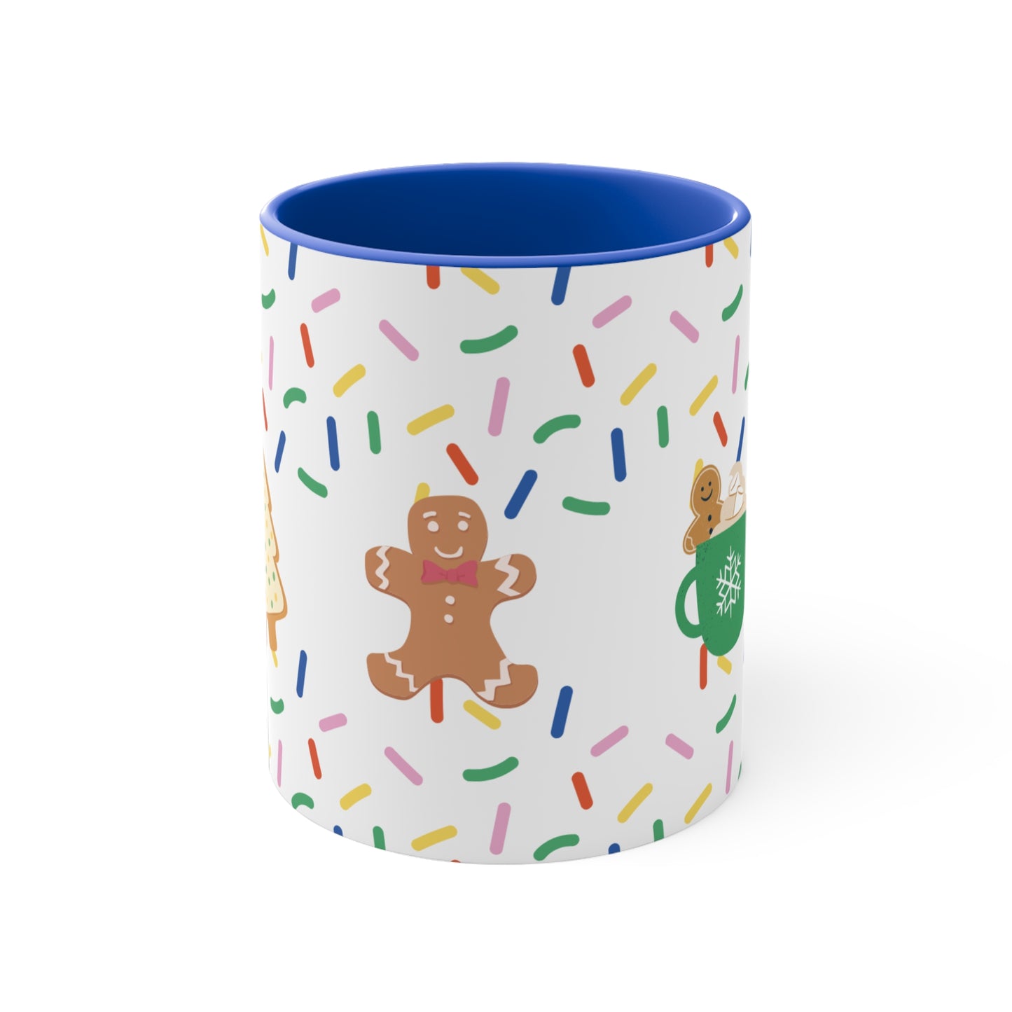 Cookie Themed Holiday Mug | Christmas Coffee Cup Hot Chocolate & Tea Mug Festive Gift for everyone | Daily Drinkware