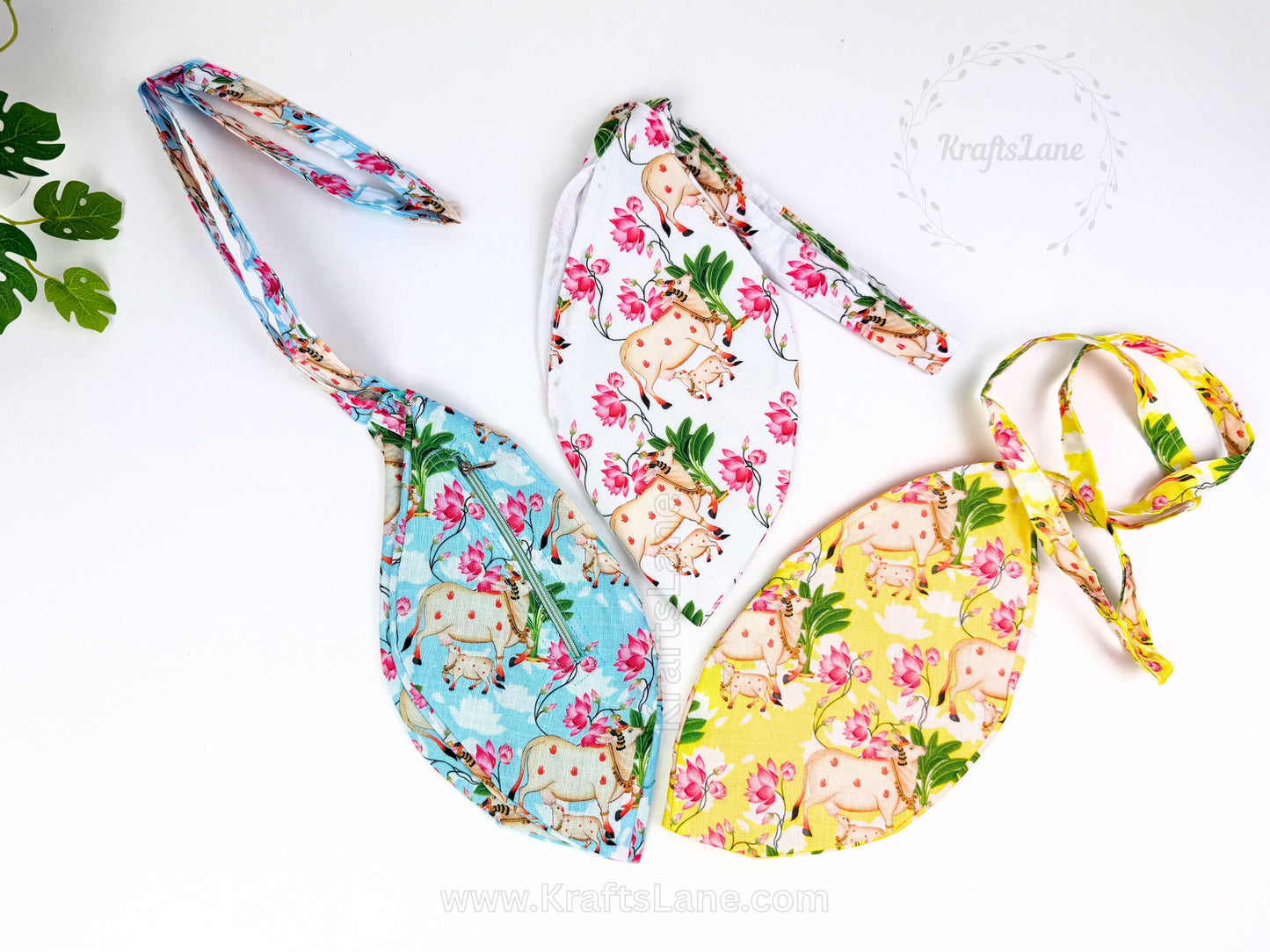 Japa Mala Jholi for Hare Krishna Chanting | Devotional Bead Bag for Japa Meditation | Sacred Chanting Bead Holder