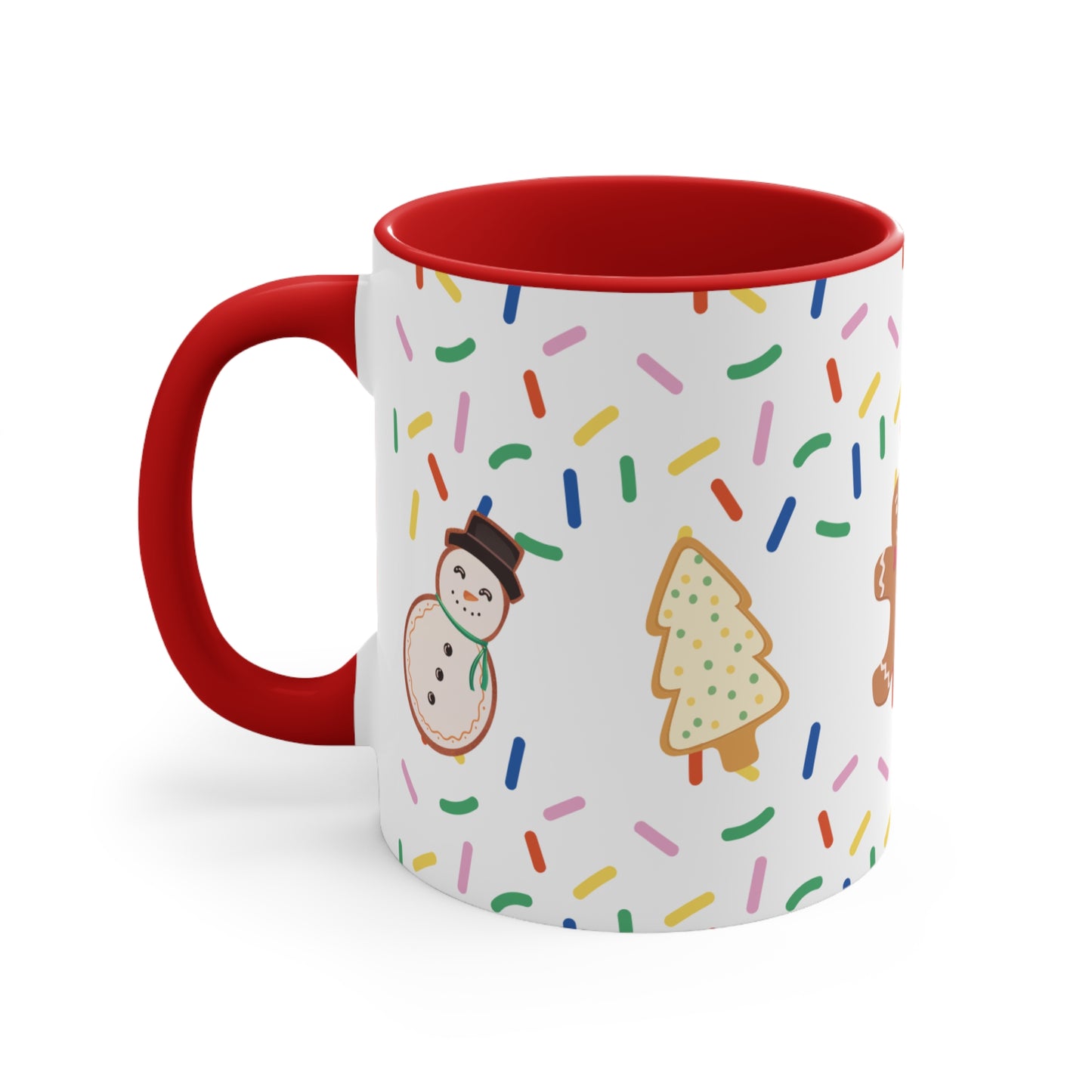 Cookie Themed Holiday Mug | Christmas Coffee Cup Hot Chocolate & Tea Mug Festive Gift for everyone | Daily Drinkware