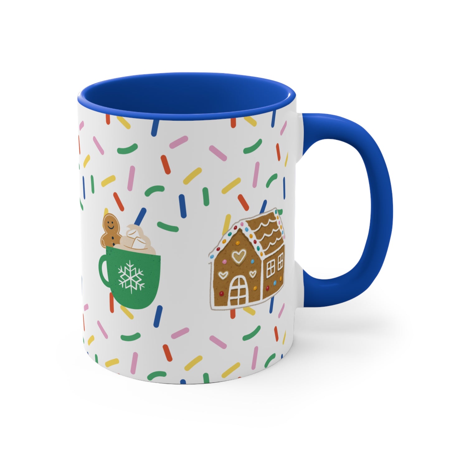 Cookie Themed Holiday Mug | Christmas Coffee Cup Hot Chocolate & Tea Mug Festive Gift for everyone | Daily Drinkware
