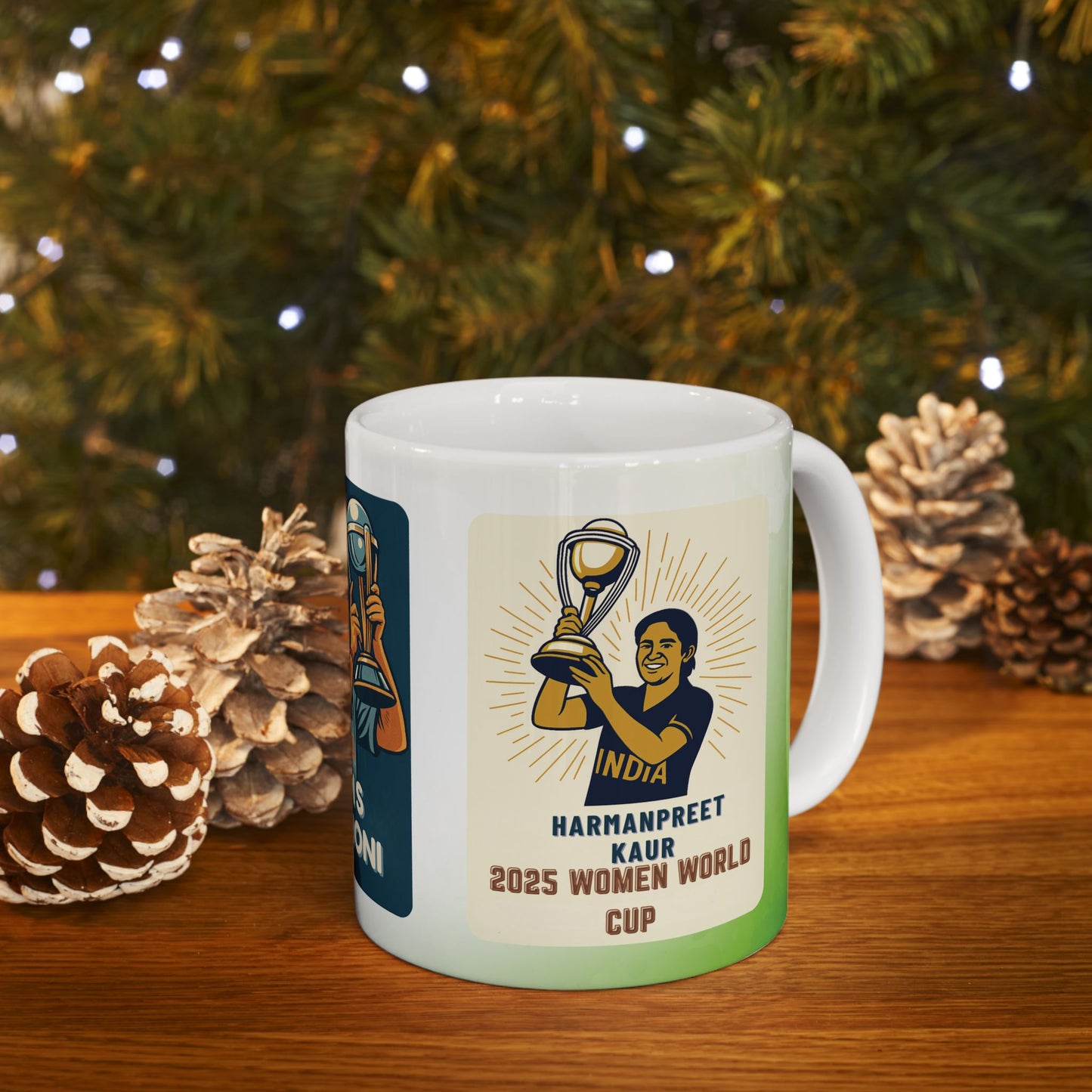Indian Cricket World Cup Trophy Mug | Historic Wins Ceramic Mug