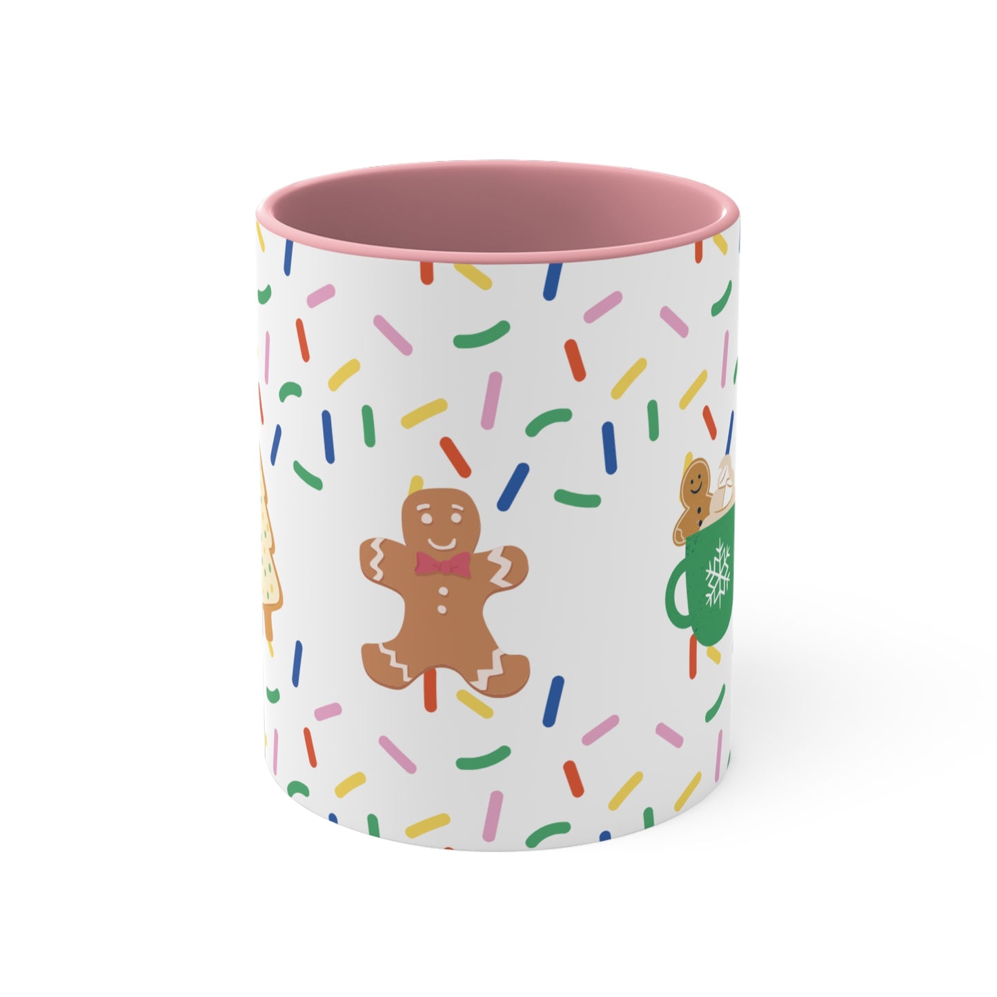 Cookie Themed Holiday Mug | Christmas Coffee Cup Hot Chocolate & Tea Mug Festive Gift for everyone | Daily Drinkware