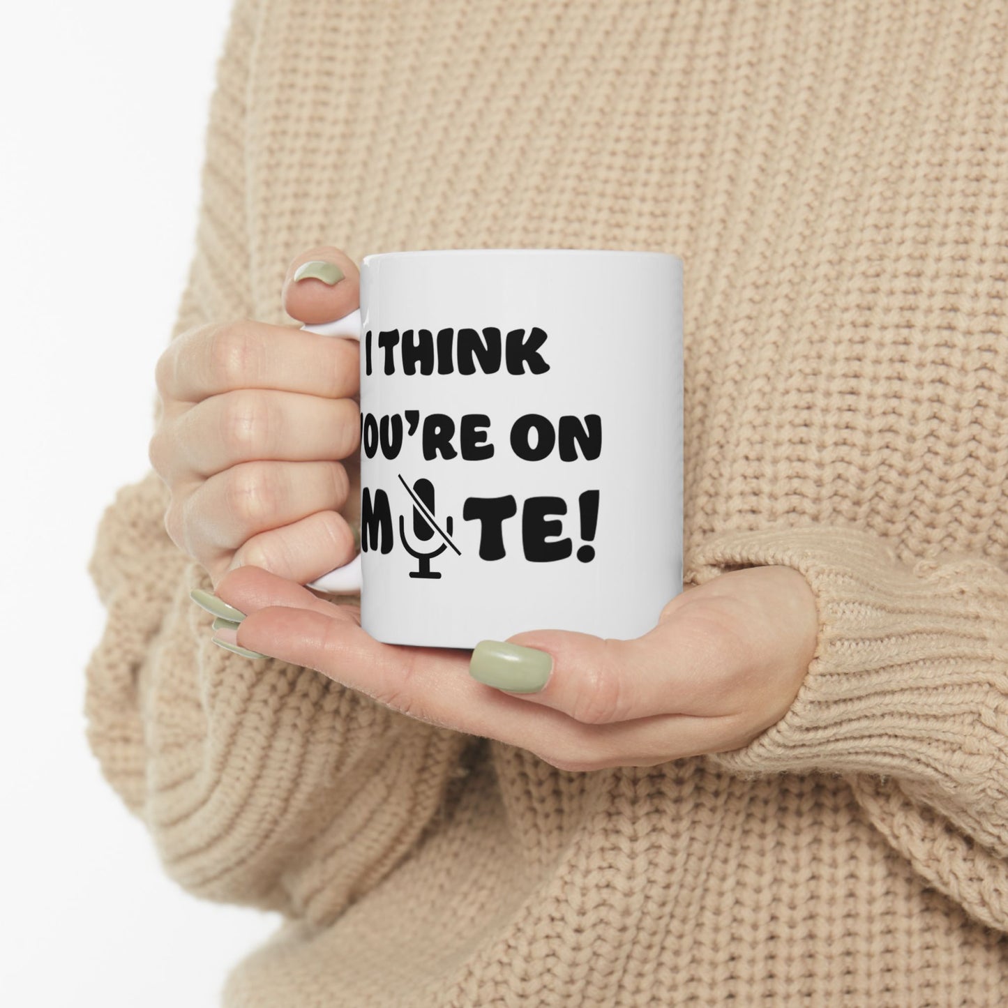 Funny Coffee Mug, Trendy Coffee Cup, Funny Gift, Unique Designer Ceramic Mug, Office Humor, Cool Morning Coffee, Perfect for Home or Work