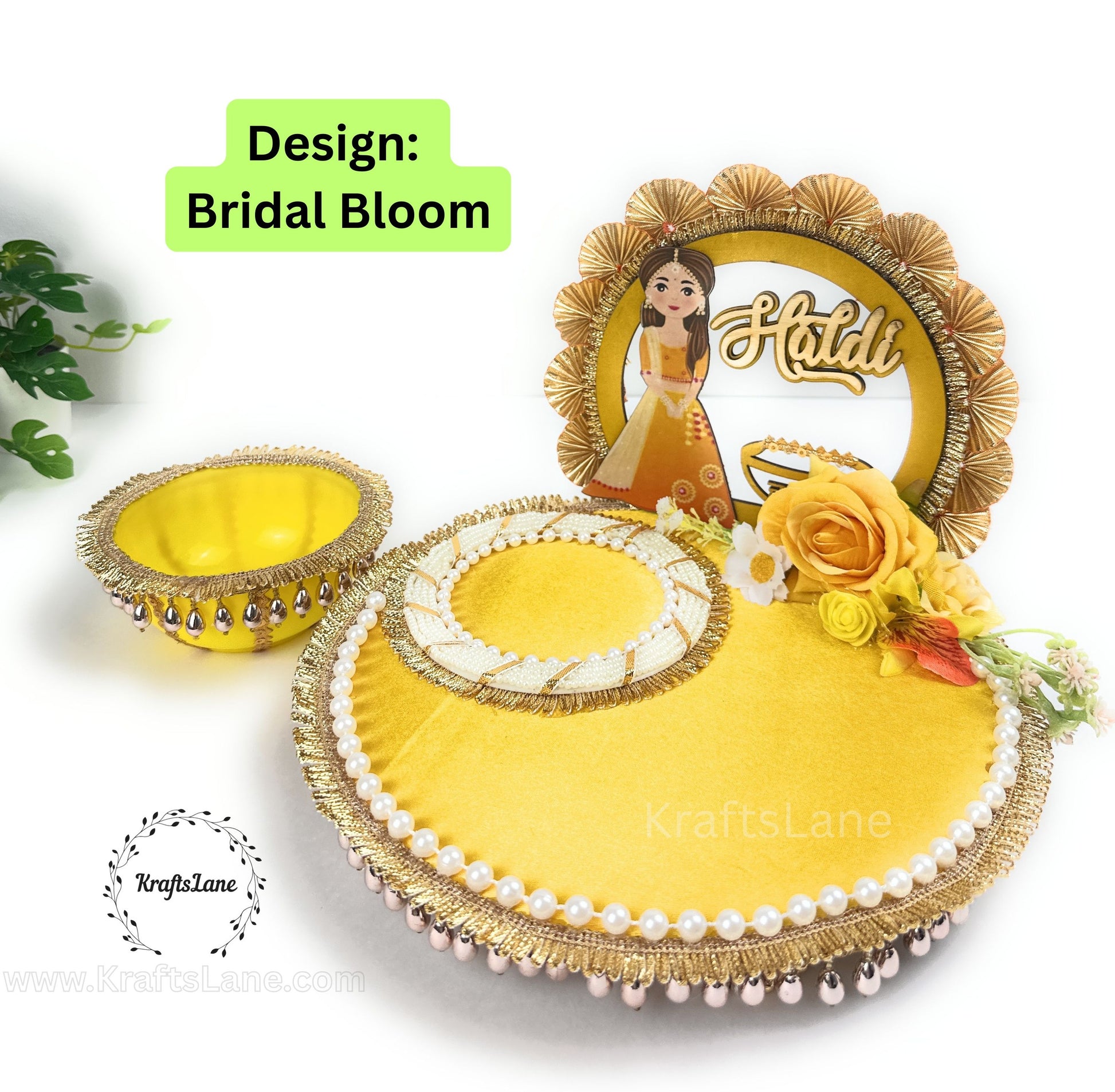 Foldable wedding ceremony tray for destination Indian weddings