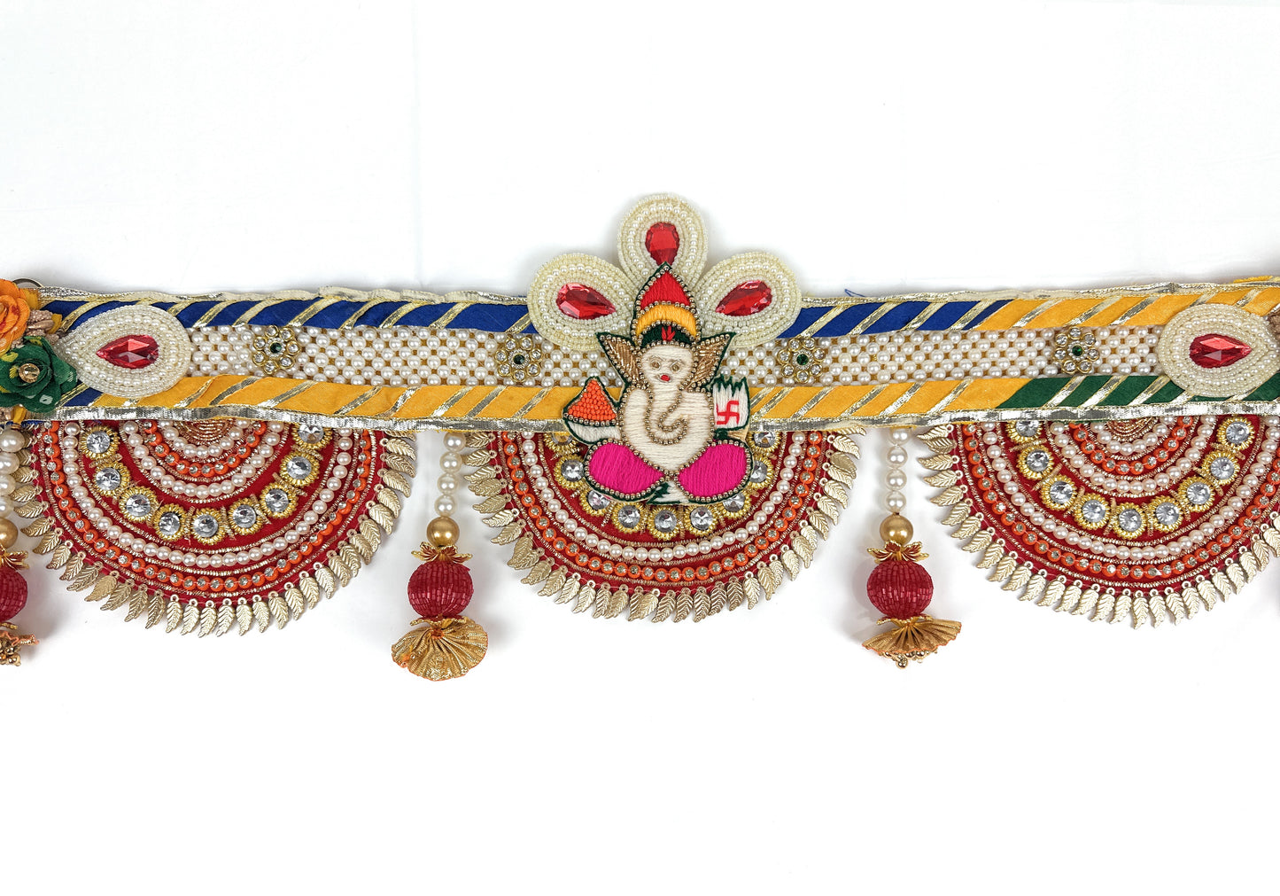 Premium Toran | Bandanwar | Pooja Door Hanging for Diwali, Housewarming | Unique Gift for Auspicious Occasions | Handcrafted