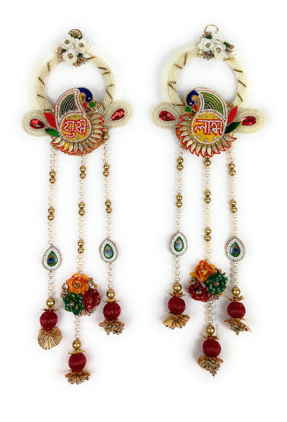 Premium Toran | Bandanwar | Pooja Door Hanging for Diwali, Housewarming | Unique Gift for Auspicious Occasions | Handcrafted