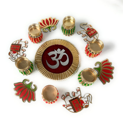 Vibrant Handmade Rangoli Set | Colorful Floor Spread | Perfect for Festivals & Occasions | Durable & Reusable | Ideal for Housewarming and Unique Gift