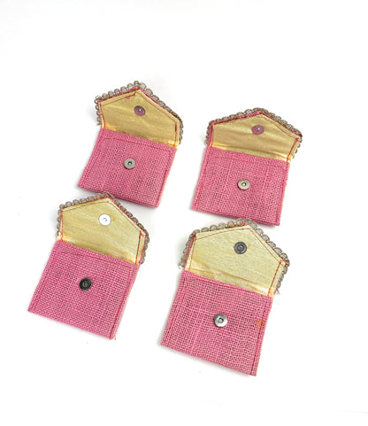 Eco-Friendly Handmade Fabric Envelopes with Magnetic Clasps | Reusable & Durable | Return Favors | Gift | Ideal for gifting cash card or other small items