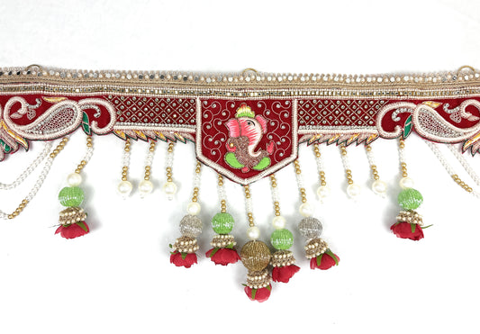 Premium Toran | Bandanwar | Pooja Door Hanging for Diwali, Housewarming | Unique Gift for Auspicious Occasions | Handcrafted