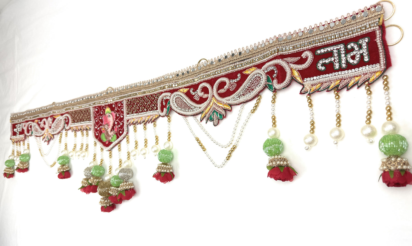 Premium Toran | Bandanwar | Pooja Door Hanging for Diwali, Housewarming | Unique Gift for Auspicious Occasions | Handcrafted
