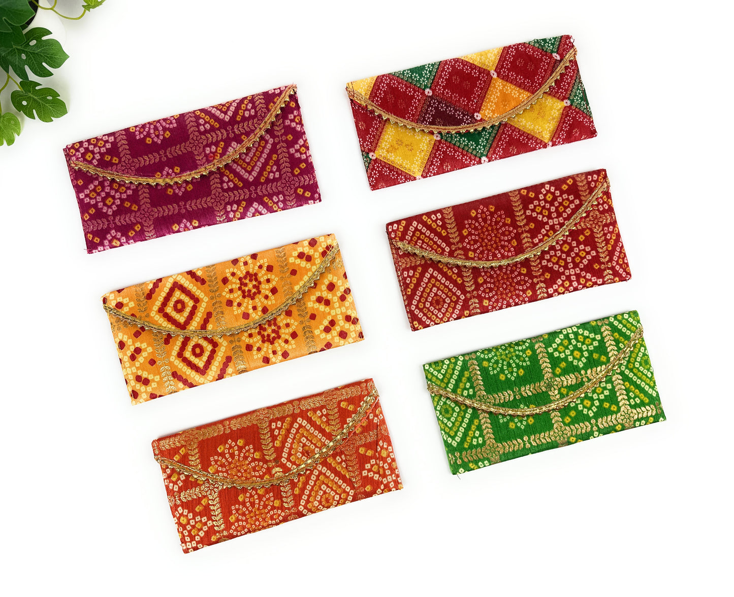 Eco-Friendly Handmade Fabric Gift Envelopes with Magnetic Closure – Reusable Wedding & Cash Gift Covers for Cards, Money & Return Favors