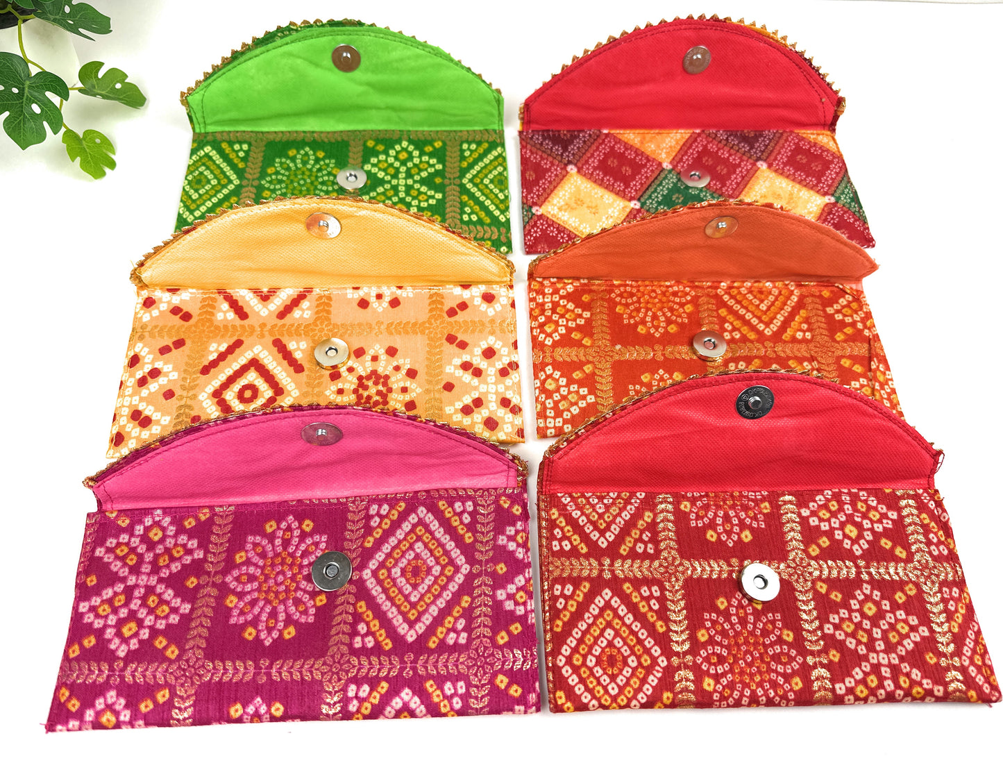 Eco-Friendly Handmade Fabric Gift Envelopes with Magnetic Closure – Reusable Wedding & Cash Gift Covers for Cards, Money & Return Favors