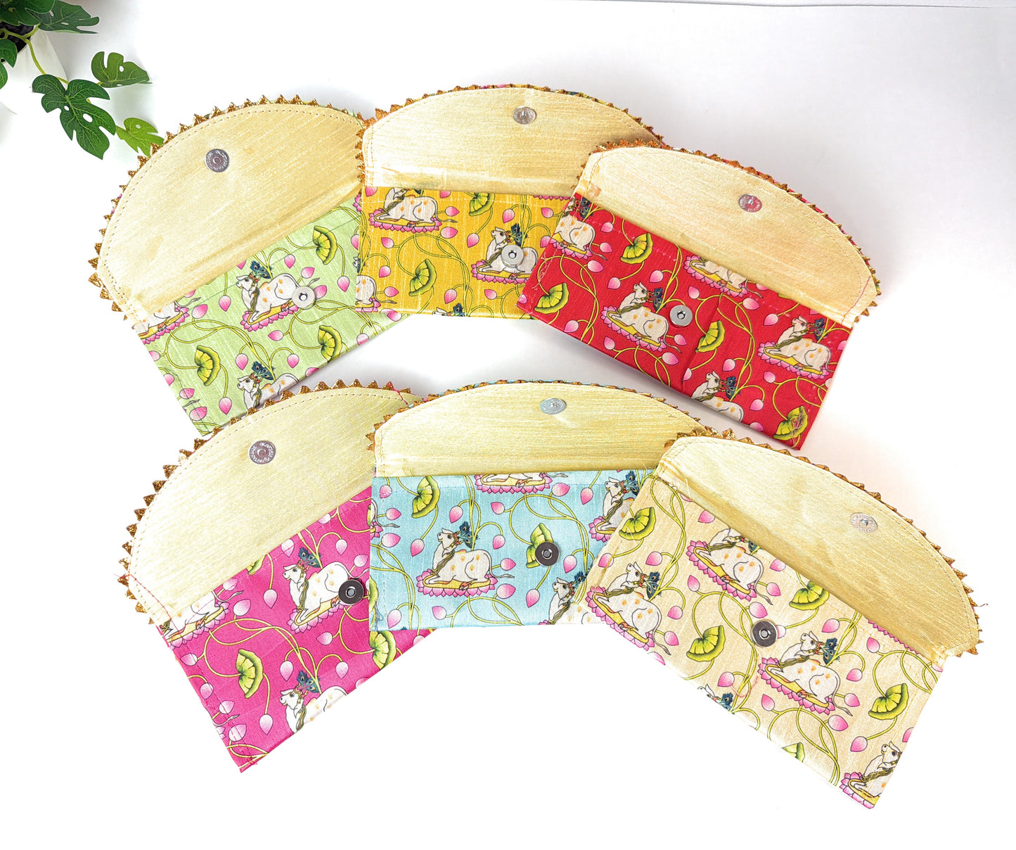 Eco-Friendly Handmade Fabric Gift Envelopes with Magnetic Closure – Reusable Wedding & Cash Gift Covers for Cards, Money & Return Favors