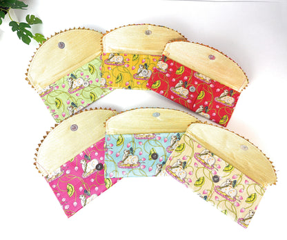 Eco-Friendly Handmade Fabric Gift Envelopes with Magnetic Closure – Reusable Wedding & Cash Gift Covers for Cards, Money & Return Favors