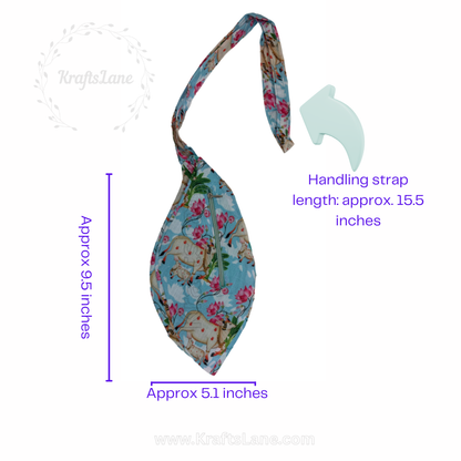 Japa Mala Jholi for Hare Krishna Chanting | Devotional Bead Bag for Japa Meditation | Sacred Chanting Bead Holder