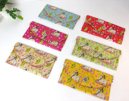 Eco-Friendly Handmade Fabric Gift Envelopes with Magnetic Closure – Reusable Wedding & Cash Gift Covers for Cards, Money & Return Favors