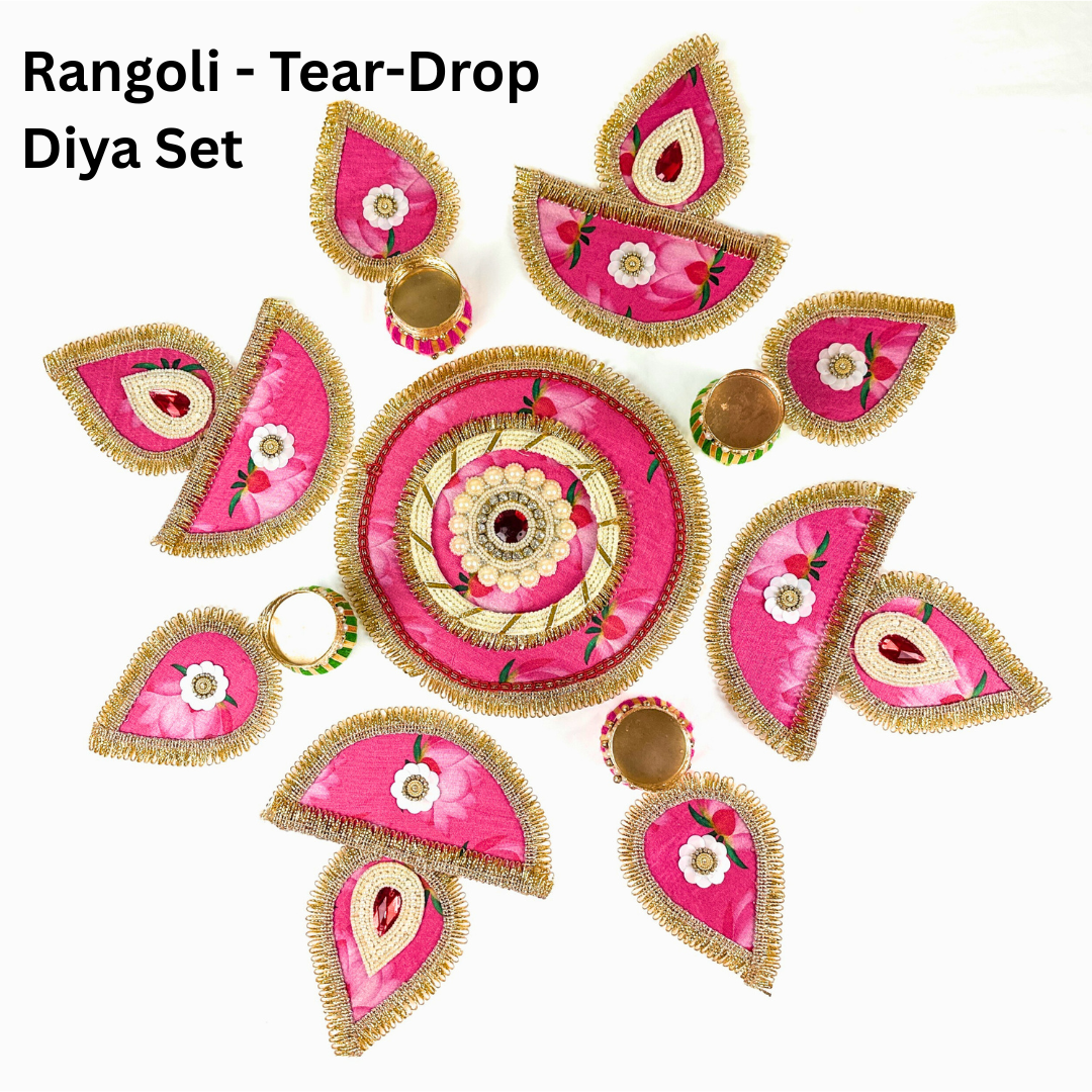 Vibrant Handmade Rangoli Set | Colorful Floor Spread | Perfect for Festivals & Occasions | Durable & Reusable | Ideal for Housewarming and Unique Gift
